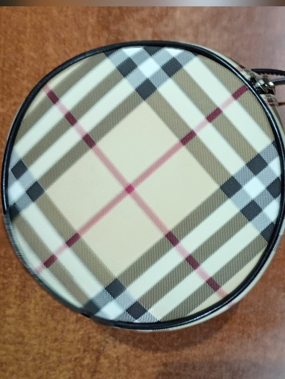 Burberry Nova Check Barrel Bag with Black Straps - Picture 9 of 15